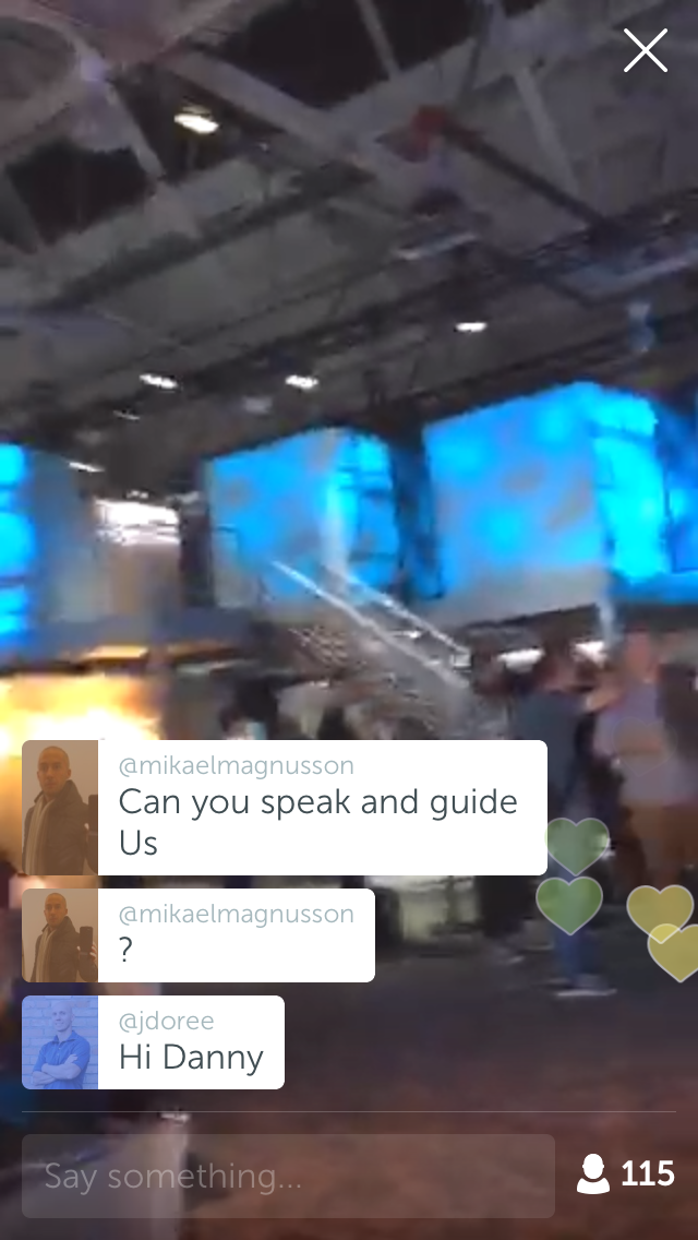 Guided Live-Stream Tour of Facebook Conference