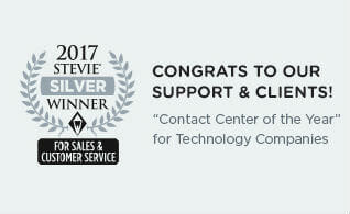 Silver Stevie® Award - "Contact Center of the Year"