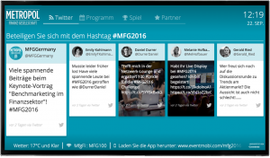 Live Display begeistert mit Funktionen, die weit über Social Walls hinausgehen!