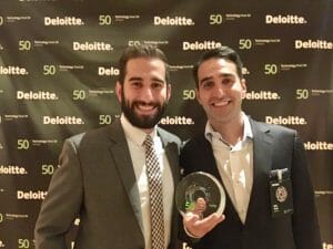 Bob and Bijan Vaez at Deloitte's Fast50 award