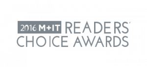 The logo for the MandT Award 2017 that EventMobi won