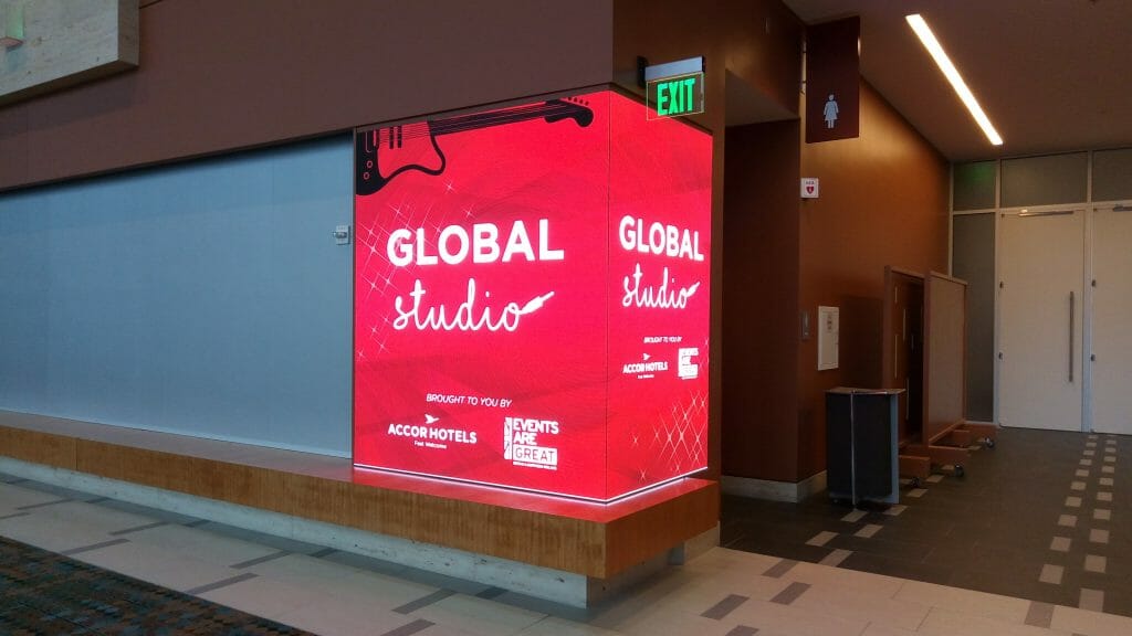 event technology trends Digital signage at the Nashville Music City Center
