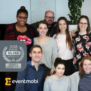 February 2018: EventMobi wins back-to-back Silver Stevie® Award in 2018 Stevie Awards for Sales & Customer Service