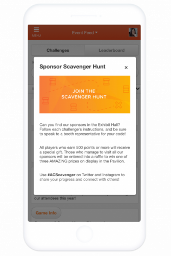 Event Gamification Scavenger Hunt