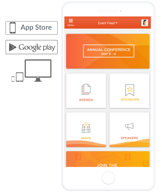 EventMobi Event-App Homescreen Veranstaltungsapp Konferenz App
