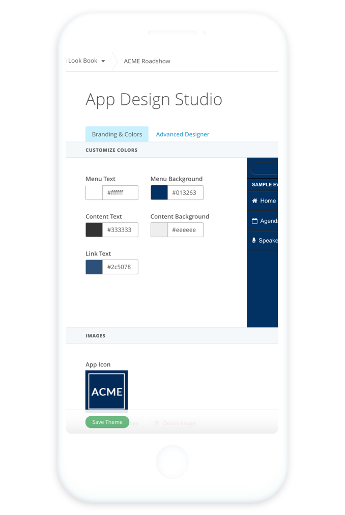 Streamline your branding with Eventmobi's App Design Studio