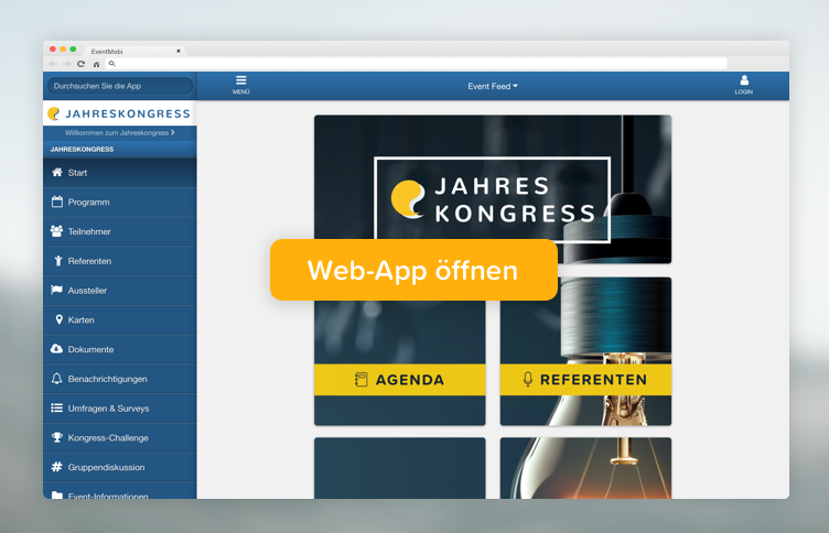 Web-App öffnen