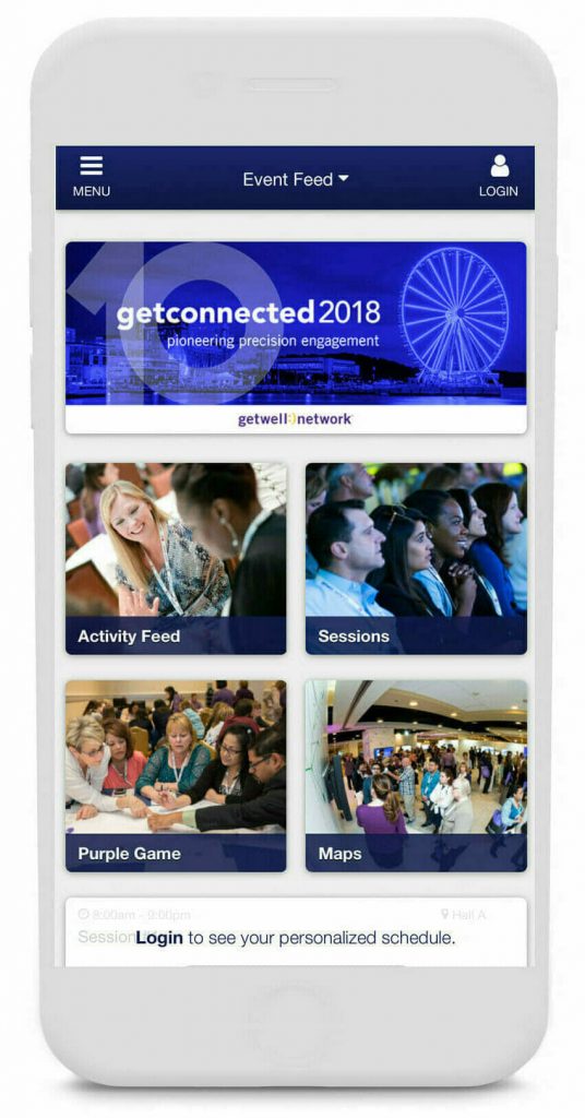 getwellnetwork event app design