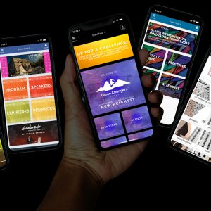 6 increíbles diseños de app de eventos para inspirarte