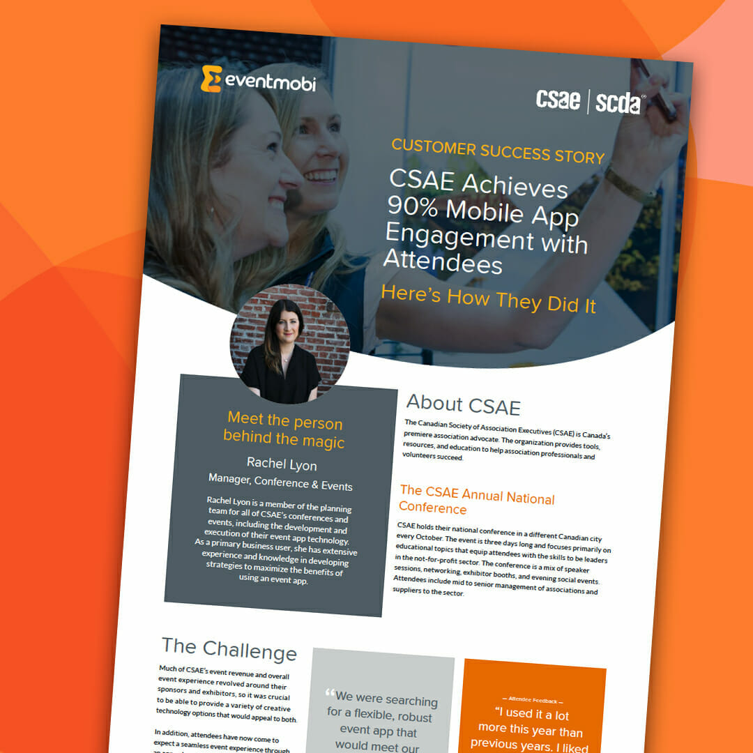 Learn how CSAE achieved a 90% event app adoption rate using event gamification