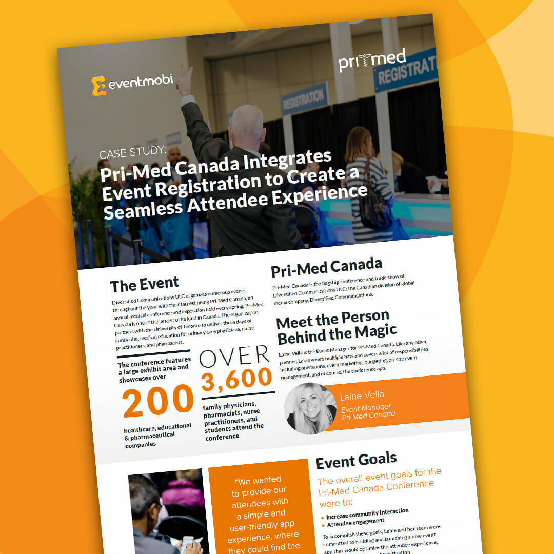 How Pri-Med Canada Used Event Registration and an Event App to Create the Ultimate Event Experience