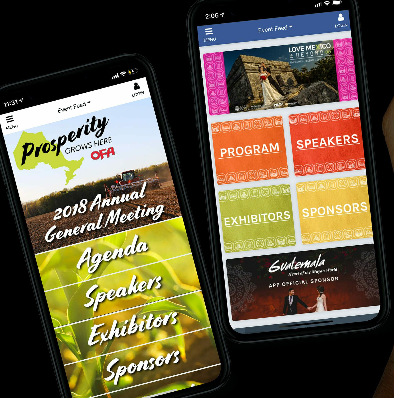 Event App Design Ideen