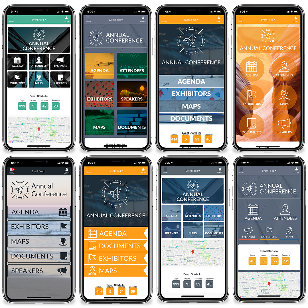 EventMobi Best Practices Event App Home Screen Design 