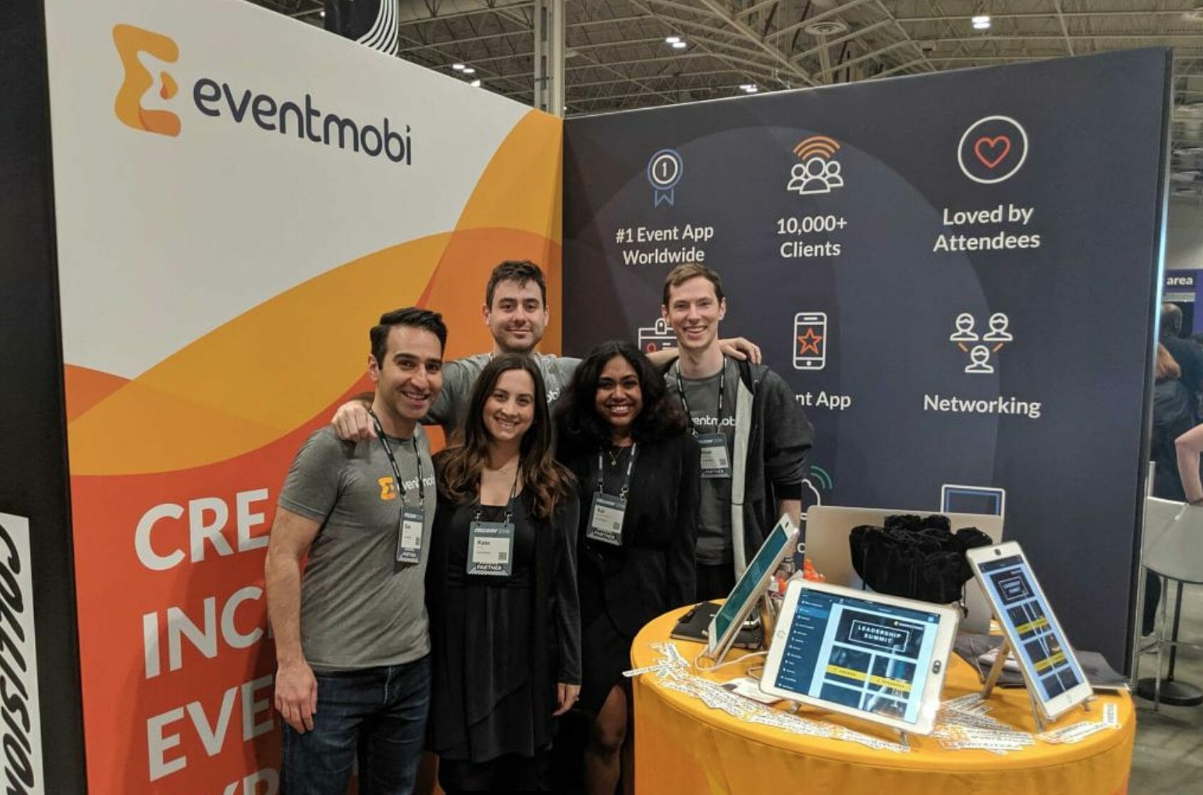 eventmobi booth at collision conference 2019