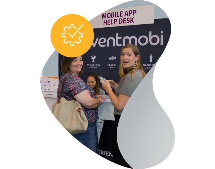 An event-app-enabled InfoBooth and HelpDesk can make it easier to respond to attendee needs
