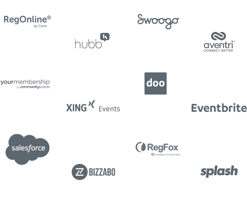 Registration software integrations