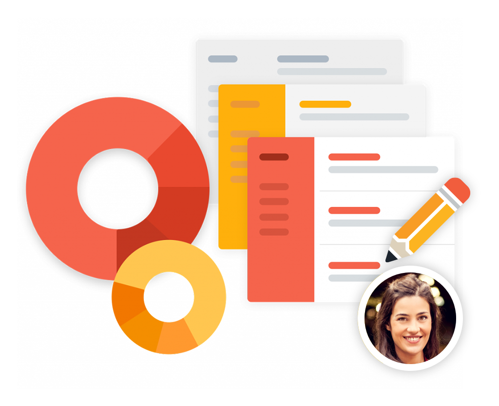 Volle Backend-Kontrolle (Icon: Listen & Statistiken)