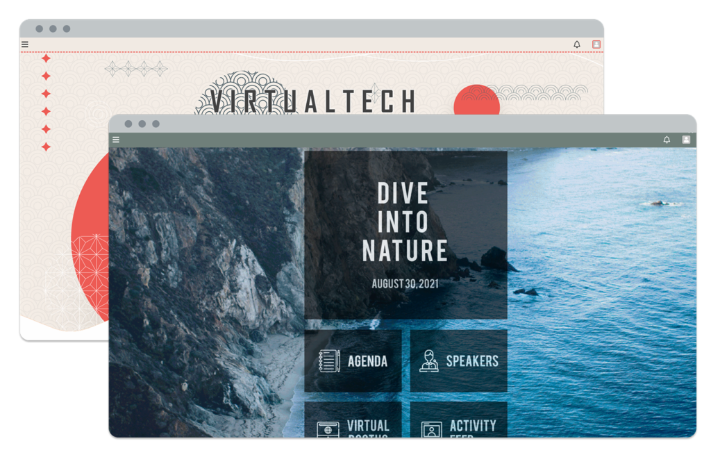 Individuelles Design für Ihre virtuelle Eventplattform