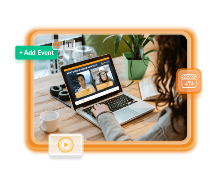 Erstellen Sie mit der virtuellen Eventplattform von EventMobi Veranstaltungserlebnisse, die begeistern