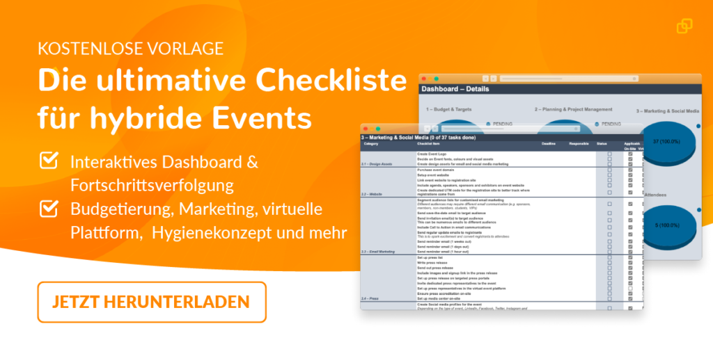 Die ultimative Checkliste für hybride Events: jetzt kostenlos herunterladen