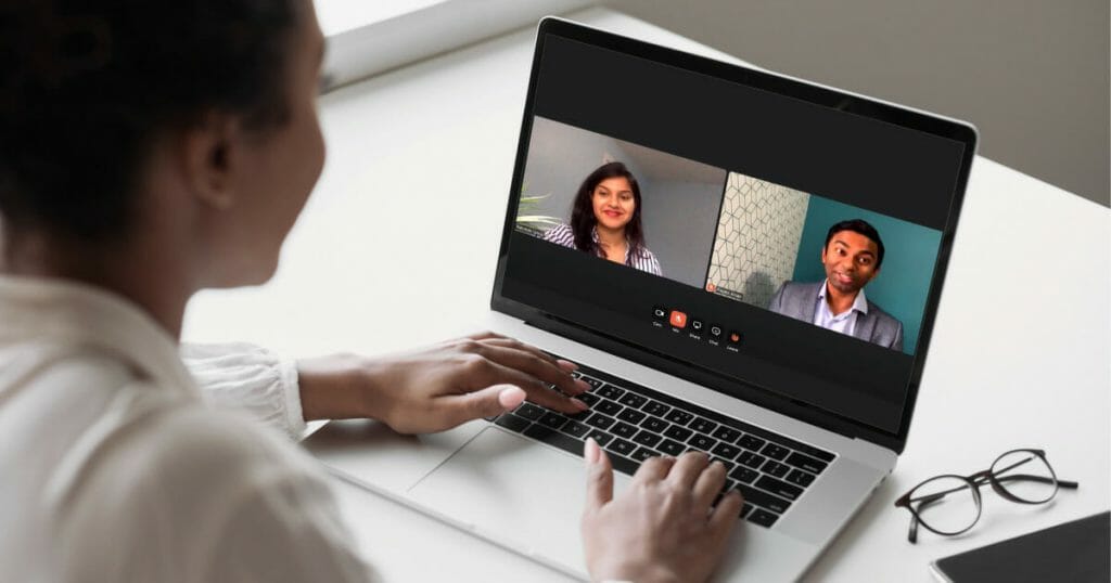 Computer Meeting Video Chat Software Online Event