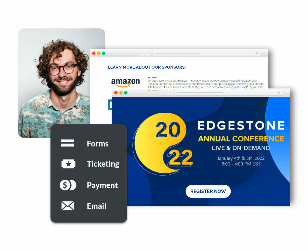 Event registration website - 1024 x 833