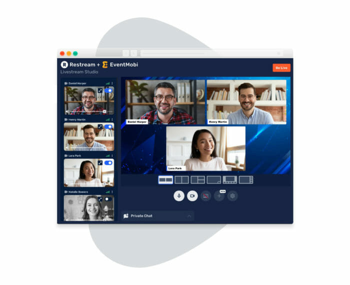 Manage Speakers and Remote Cameras with Live Streaming Platforms