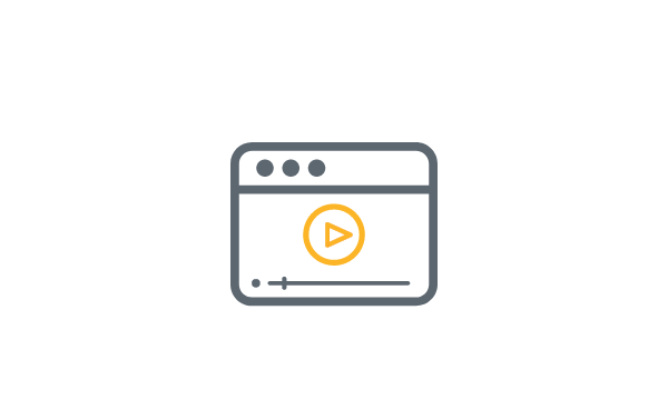 Icon - Play Pre-Recorded Content at Your Virtual Event