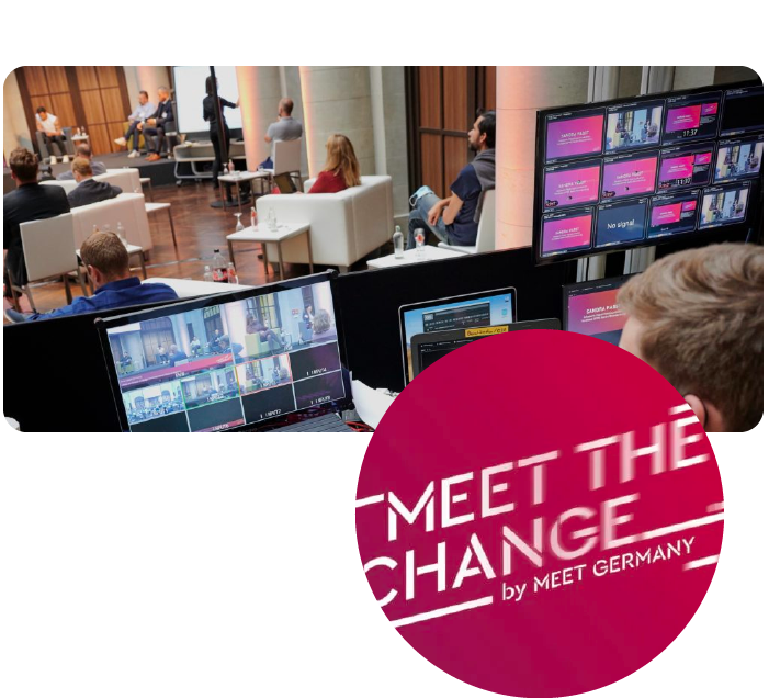 Hybride Events Beispiele: MEET THE CHANGE