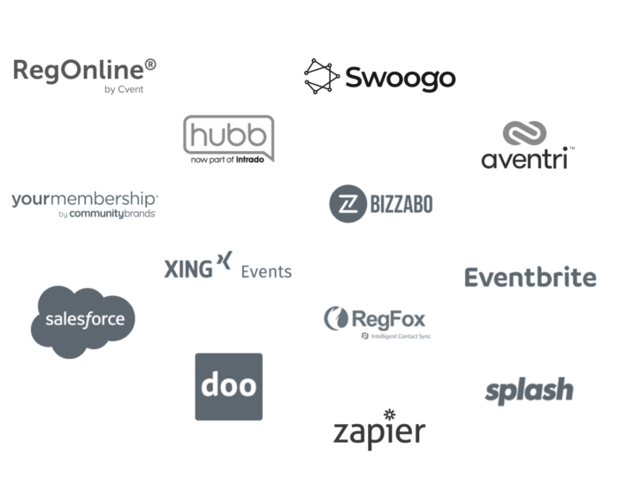 Registration software integrations