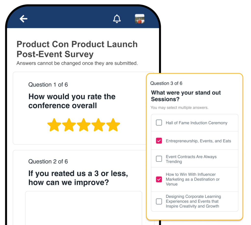 Live Polls & Surveys | EventMobi