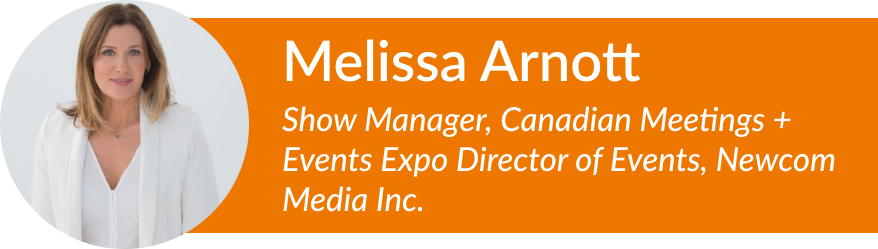 A professional headshot of Melissa Arnott, the Show Manager of the CMEE. 