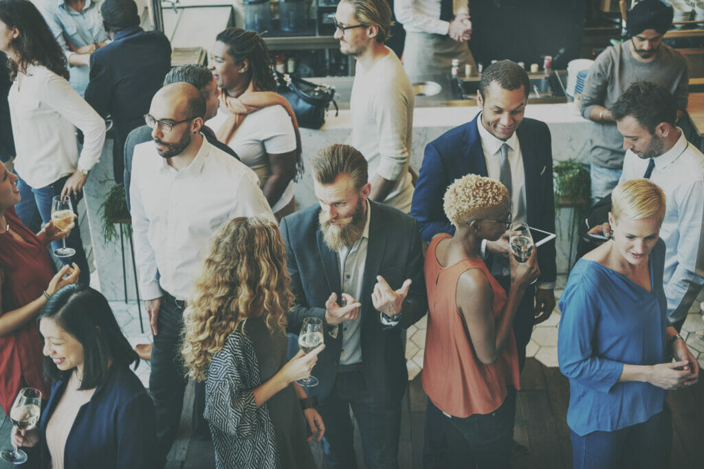 Networking auf einer Veranstaltung