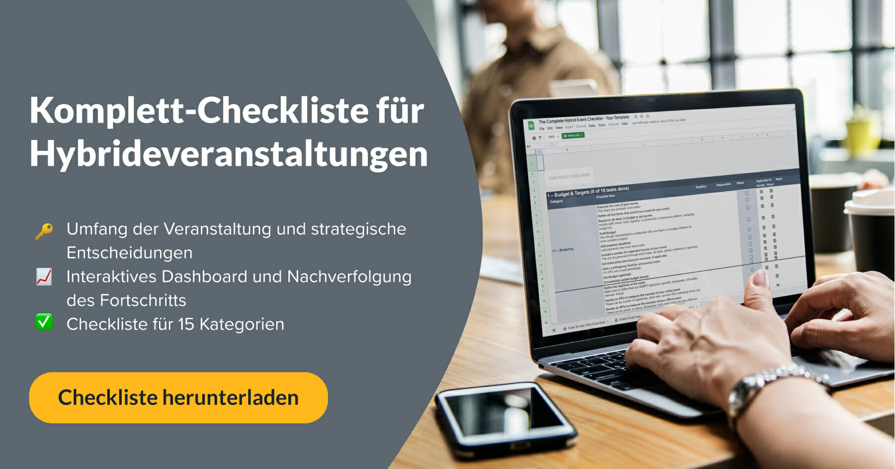 Checkliste für Hybrid-Events