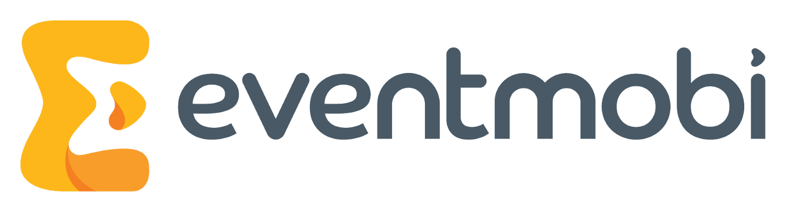 The logo for EventMobi, the best event management software